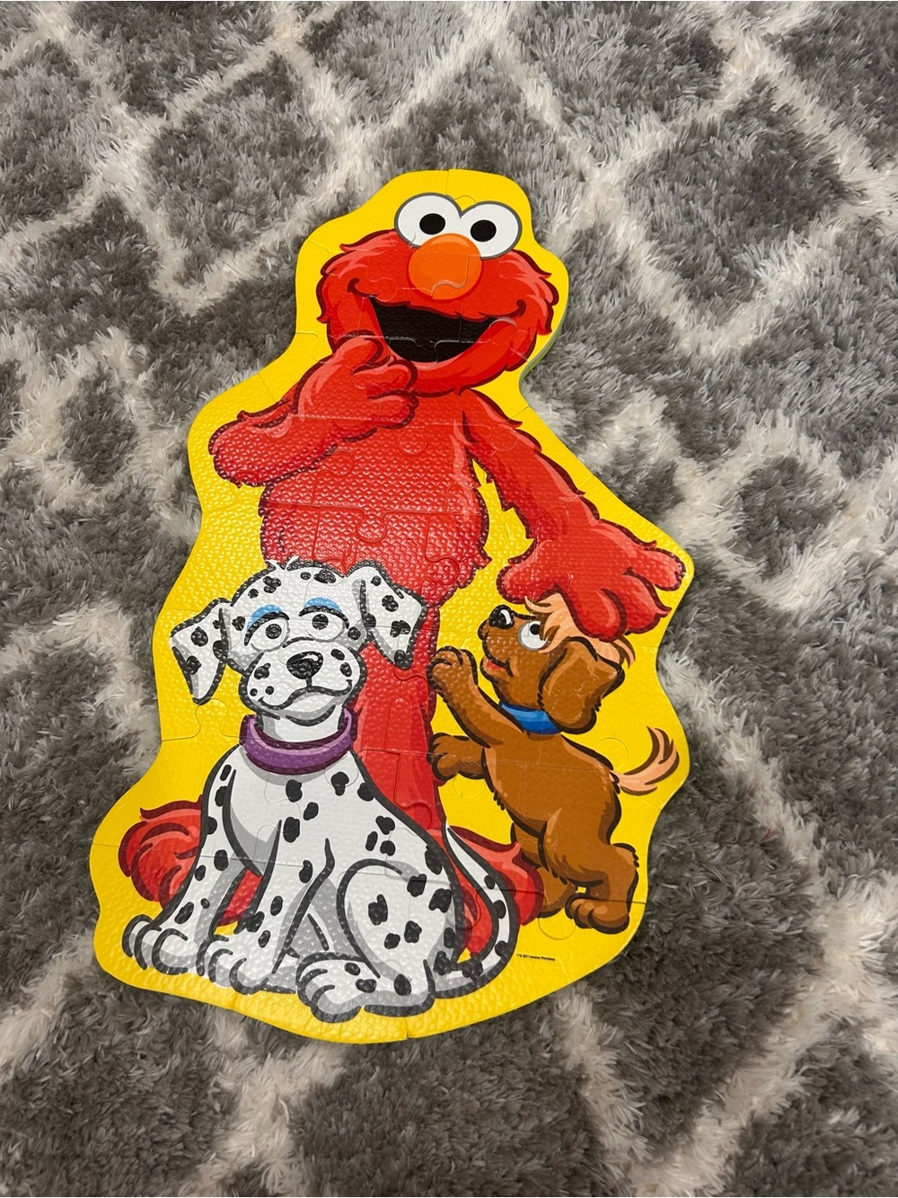 Sesame Street Elmo Yellow & Red Dog foam floor puzzle